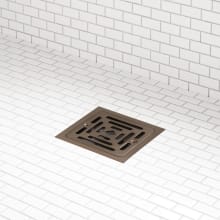 Adelphi 4-1/2" Pattern Grate Linear Shower Drain