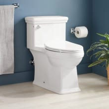 Key West 1.28 GPF One Piece Elongated Skirted Chair Height Toilet - Seat Included