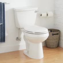 Bradenton 1.28 GPF Two Piece Round Toilet with 12" Rough-In and Right Hand Lever - Seat Included