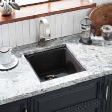 Totten 17" Drop In / Undermount Single Basin Granite Composite Prep Sink