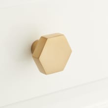 Khoit 1-1/4 Inch Wide Geometric Cabinet Knob