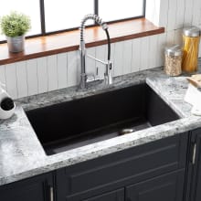 Totten 33" Drop In / Undermount Single Basin Granite Composite Kitchen Sink
