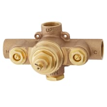 6004 Series Thermostatic Rough-In Valve - 1/2" Connection