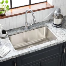 Calverton 30" Drop In or Undermount Single Basin Stainless Steel Kitchen Sink