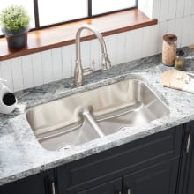 Calverton 32" Undermount 50/50 Double Basin Stainless Steel Kitchen Sink
