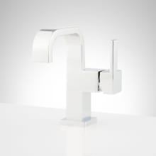 Rigi 1.2 GPM Single Hole Bathroom Faucet with Metal Lever Handle and Pop-Up Drain Assembly