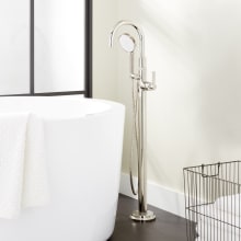Greyfield Floor Mounted Tub Filler Faucet - Includes Hand Shower