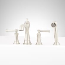 Beasley Deck Mounted Roman Tub Filler Faucet - Includes Hand Shower, Less Valve