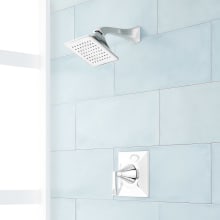 Vilamonte Pressure Balanced Shower Only Trim Package with 1.8 GPM Single Function Shower Head - Rough In Included
