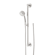1.8 GPM Traditional Multi Function Hand Shower Package - Includes 30" Slide Bar and Hose
