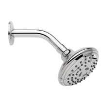 1.8 GPM 4-1/2" Wide Multi Function Shower Head with 6" Shower Arm