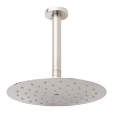 2.5 GPM 10" Wide Contemporary Shower Head with 4" Shower Arm