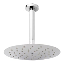 2.5 GPM 10" Wide Contemporary Shower Head with 4" Shower Arm