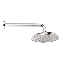 1.8 GPM 8" Wide Traditional Rain Shower Head with 18" Shower Arm