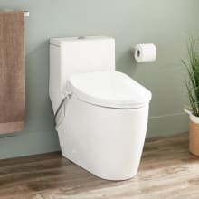 Sitka One-Piece Elongated Skirted Toilet with Aldridge Bidet Seat