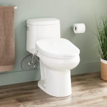 Sarasota 1.28 GPF One-Piece Elongated Toilet - Bidet Seat Included