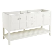 Olsen 60" Wood Double Vanity Cabinet - Choose Your Vanity Top and Sink Configuration