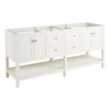 Olsen 72" Double Free Standing Vanity Cabinet Only – Less Vanity Top