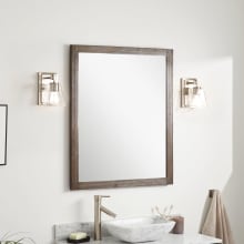 Frey 36" x 30" Framed Bathroom Mirror