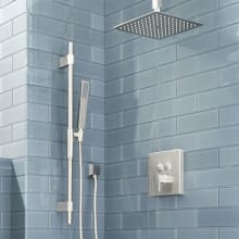 Hibiscus Simple Select Shower System with Rainfall Shower and Hand Shower - Trim Only