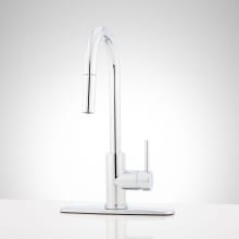 Ravenel 1.8 GPM Single-Hole Pull-Down Kitchen Faucet with Deck Plate