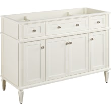 Elmdale 48" Freestanding Mahogany Single Basin Vanity Cabinet - Cabinet Only - Less Vanity Top