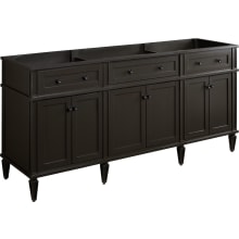 Elmdale 72" Freestanding Mahogany Double Basin Vanity Cabinet - Cabinet Only - Less Vanity Top