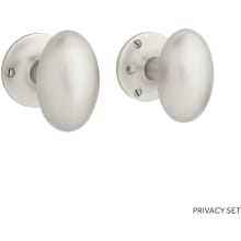 Enville Privacy Door Knob Set with 2-3/8" Backset