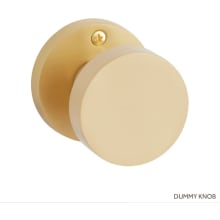 Moceri Reversible Solid Brass Single Dummy Door Knob