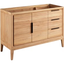 Aliso 48" Freestanding Teak Single Basin Vanity - Cabinet Only - Less Vanity Top
