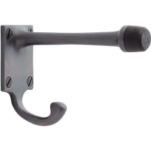 Colton 3-7/8" Wall Mounted Door Stop with Hook