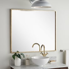 Carpini 35-7/8" x 31" Framed Bathroom Mirror