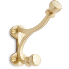 Birmingham Brass Coat Hook