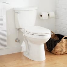Bradenton 1.28 GPF Two-Piece Elongated Toilet with 10" Rough-In and Left Hand Lever - Less Seat