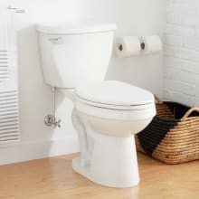 Bradenton 1.28 GPF Two-Piece Elongated Toilet with 14" Rough-In and Left Hand Lever- Less Seat