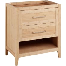 Burfield 30" Freestanding Bamboo Single Basin Vanity Cabinet - Cabinet Only - Less Vanity Top