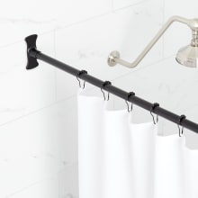 66" Straight Brass Shower Rod