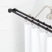 60" Straight Brass Shower Rod