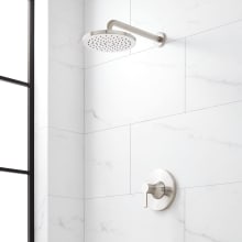 Lentz Pressure Balanced Shower System with Shower Head, Shower Arm, Valve Trim - Rough In Included