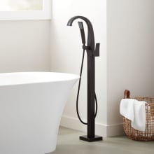 Vilamonte Floor Mounted Tub Filler Faucet - Includes Hand Shower