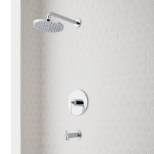 Gunther Tub and Shower Trim Package with 1.8 GPM Single Function Shower Head - Valve Included