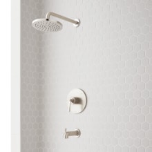 Gunther Tub and Shower Trim Package with 1.8 GPM Single Function Shower Head - Valve Included