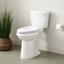 Bradenton 1.28 GPF Two Piece Elongated Chair Height Toilet 12" Rough-In and Right Hand Lever - Less Seat