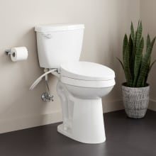 Bradenton 1.28 GPF Two Piece Elongated Chair Height Toilet 12" Rough-In and Left Hand Lever - Bidet Seat Included