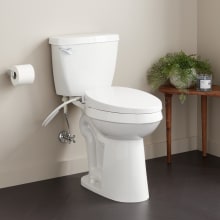 Bradenton 1.28 GPF Two Piece Elongated Chair Height Toilet 14" Rough-In and Right Hand Lever - Bidet Seat Included