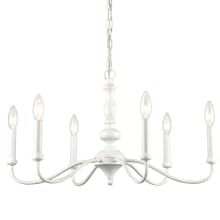 Cardella 6 Light 25" Wide Taper Candle Chandelier