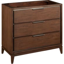 Hytes 36" Freestanding Mahogany Single Basin Vanity Cabinet - Cabinet Only - Less Vanity Top