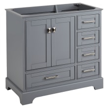 Quen 36" Freestanding Single Basin Vanity Cabinet - Cabinet Only - Less Vanity Top