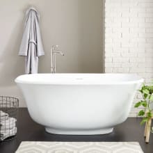 Lindsey 67" Acrylic Freestanding Tub with Integrated Drain and Overflow