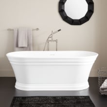 Odenwald 67" Acrylic Soaking Tub with Integrated Overflow and Drain
